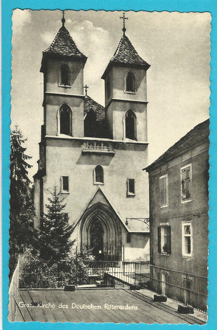 AK Graz. Kirche des Deutschen Ritterordens. (1967)