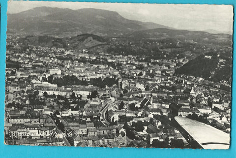 AK Graz mit Schöckel. Luftbild.