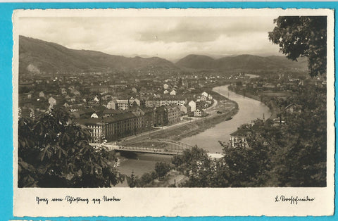 AK Graz vom Schloßberg geg. Norden. (1938)