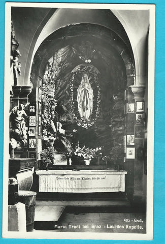 AK Maria Trost bei Graz - Lourdes Kapelle.