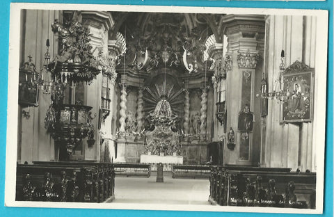 AK Maria Trost - Inneres der Kirche.