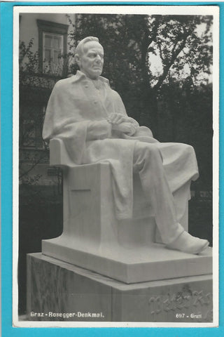 AK Graz - Rosegger - Denkmal.