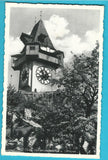 AK Graz. Herbersteingarten u. Uhrturm. (1955-56)