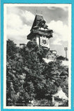 AK Graz. Uhrturm mit Schlossberg. (1955-56)