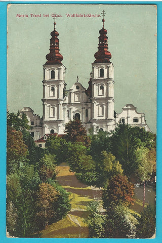 AK Maria Trost bei Graz. Wallfahrtskirche. (1911-12)