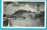 AK Graz, Murbrücke mit Schlossberg (1932)