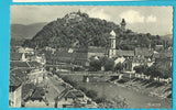 AK Graz, Murbrücke mit Schloßberg.