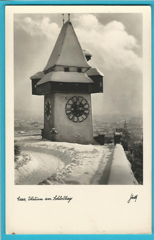 AK Graz, Uhrturm am Schloßberg.