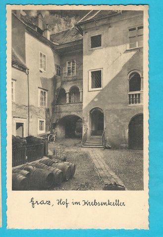 AK Graz. Hof im Krebsenkeller.