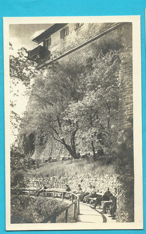 AK Graz im Frühling. Promenade am Schlossberg.