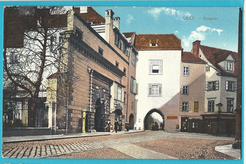 AK Graz - Burgtor. (1910)