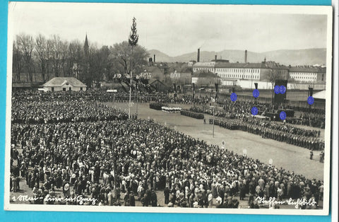 AK 1. Mai Feier in Graz.