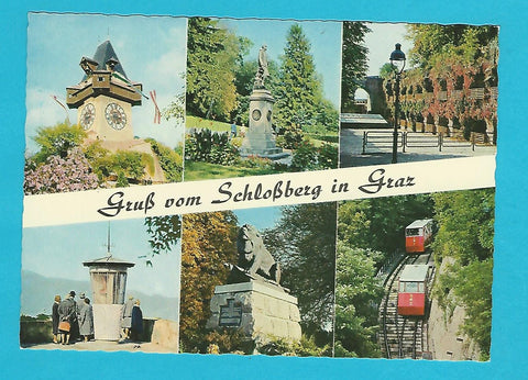 AK Gruß vom Schloßberg in Graz.