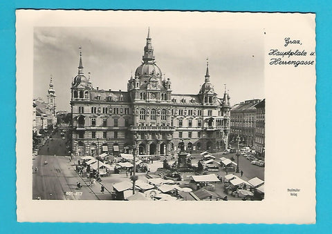 AK Graz. Hauptplatz u. Herrengasse.