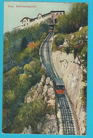 AK Graz. Schlossbergbahn. (1915-16)