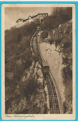 AK Graz. Schlossbergbahn. (1924-25)