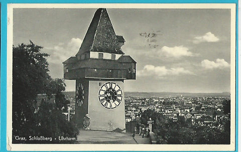 AK Graz, Schloßberg - Uhrturm. (1958)