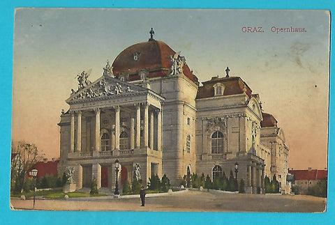 AK Graz. Opernhaus. (1916)