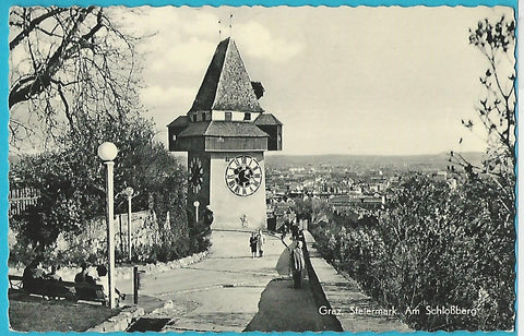 AK Graz. Am Schloßberg. (1961)