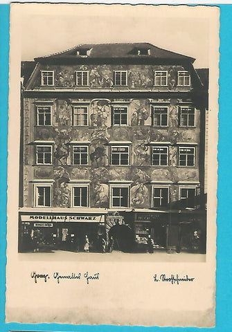 AK Graz. Gemaltes Haus. (1932)