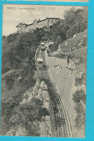 AK Graz. Schlossbergbahn. (1906)
