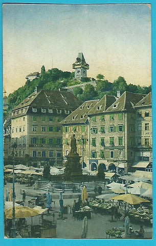 AK Graz. Hauptplatz. (1928)