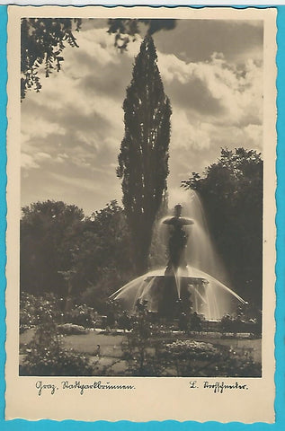 AK Graz. Stadtparkbrunnen. (1931)