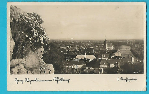 AK Graz. Alpenblumen am Schloßberg. (1939)