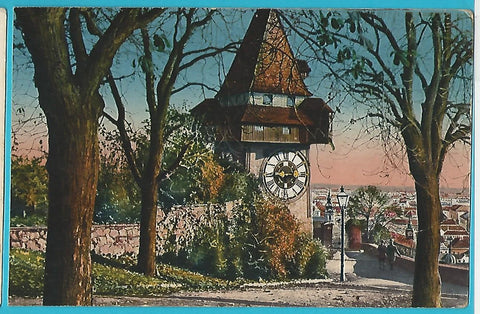 AK Graz. Uhrturm. (1920)