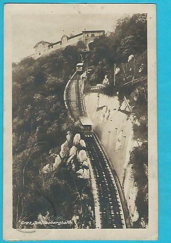 AK Graz, Schlossbergbahn. (1928)