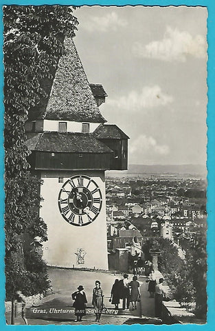 AK Graz, Uhrturm am Schloßberg. (1955)