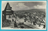 AK Graz gegen Süden vom Schlossberg.