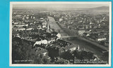 AK Graz m. d. drei Brücken. Blick von der Schlossbergbastei.