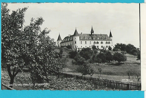 Muster-AK Graz. Schloss St. Martin.