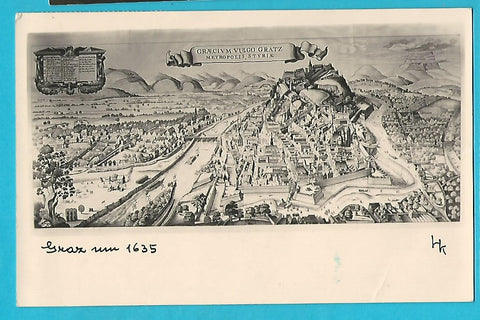 AK Graz um 1635.