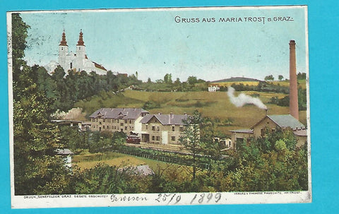 AK Gruss aus Maria Trost bei Graz.