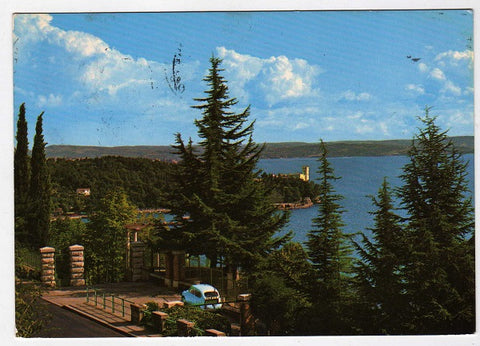 AK Riviera di Trieste. Baia di Grignano con Miramare.
