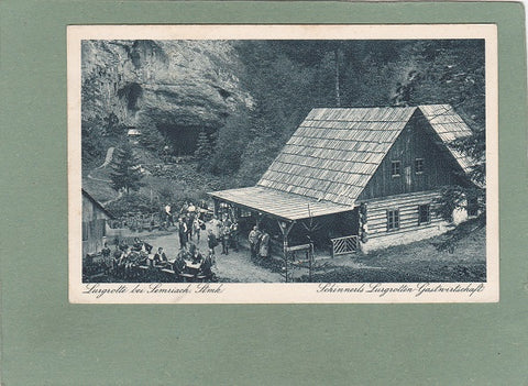 AK Lurgrotte bei Semriach. Schinnerls Lurgrotten Gastwirtschaft.