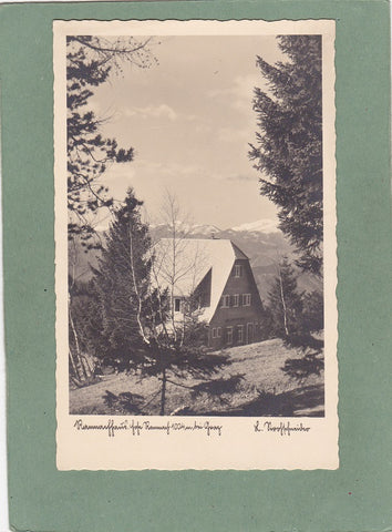 AK Rannachhaus. Hohe Rannach bei Graz. Heinz Grossauer.