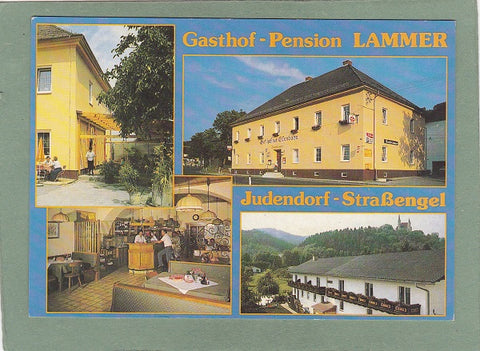 AK Judendorf-Straßengel. Gasthof Pension Lammer „Zur Eisenbahn“. Gratweiner Straße 21.
