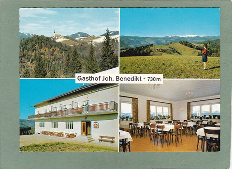 AK Gschnaidt – St. Pankrazen. Gasthof West-Steirerhof“ Joh. Benedikt.