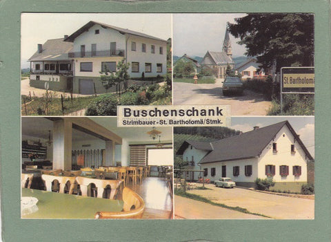 AK Buschenschank Strimbauer- St. Bartholomä. Johann Reicher. Lichtenegg 3.