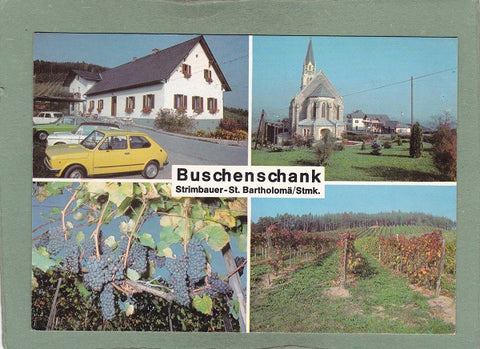 AK Buschenschank Strimbauer- St. Bartholomä. Johann Reicher. Lichtenegg 3.
