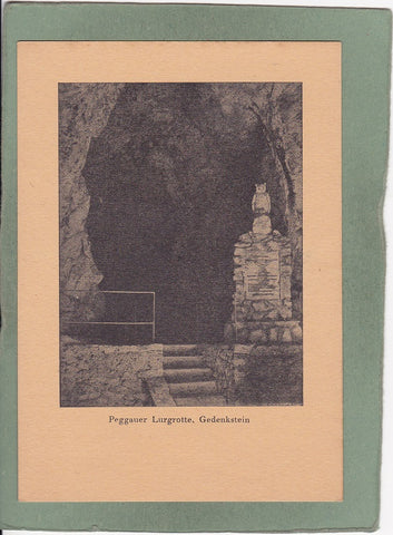 AK Peggauer Lurgrotte. Gedenkstein.
