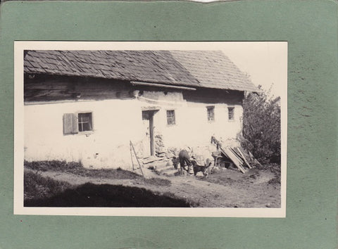 Foto-AK Häuschen am Mühlbachkogel. (10. Juni 1928).