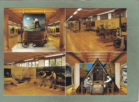 AK Stübing. Österreichisches Freilichtmuseum. Ausstellung „Bäuerliche Fahrzeuge und Arbeitsgeräte.
