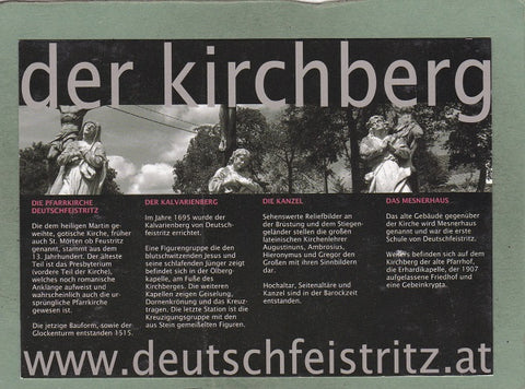 AK Tourismusverband Deutschfeistritz. Deutschfeistritz 28. Der Kirchber