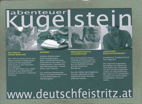 AK Tourismusverband Deutschfeistritz. Deutschfeistritz 28. Abenteuer Kugelstein.