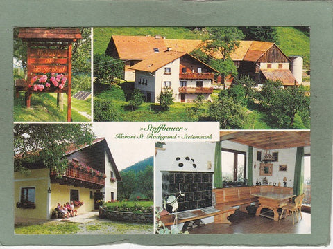 AK St. Radegund. Urlaub am Bauernhof bei Franz u. Christine Sauseng. Ehrenfelsstraße 28