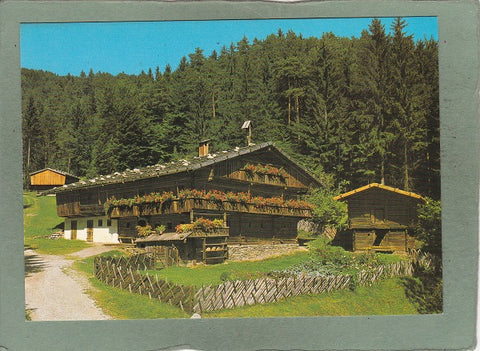 AK Stübing. Österreichisches Freilichtmuseum. „Hanslerhof“ aus Alpbach in Tirol.